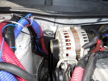 alternator installed